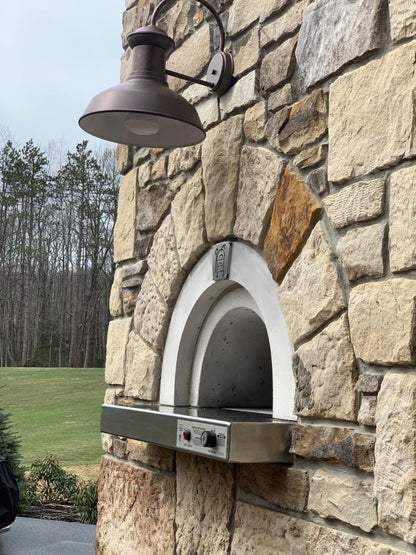 HPC Fire Inspired Di Napoli Series Outdoor Build-In Hybrid Pizza Oven - Side View